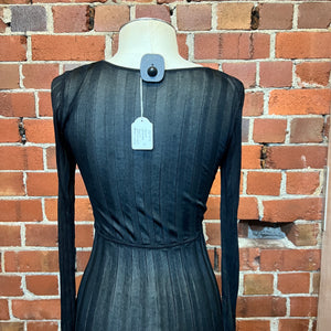 Designer ribbed dress