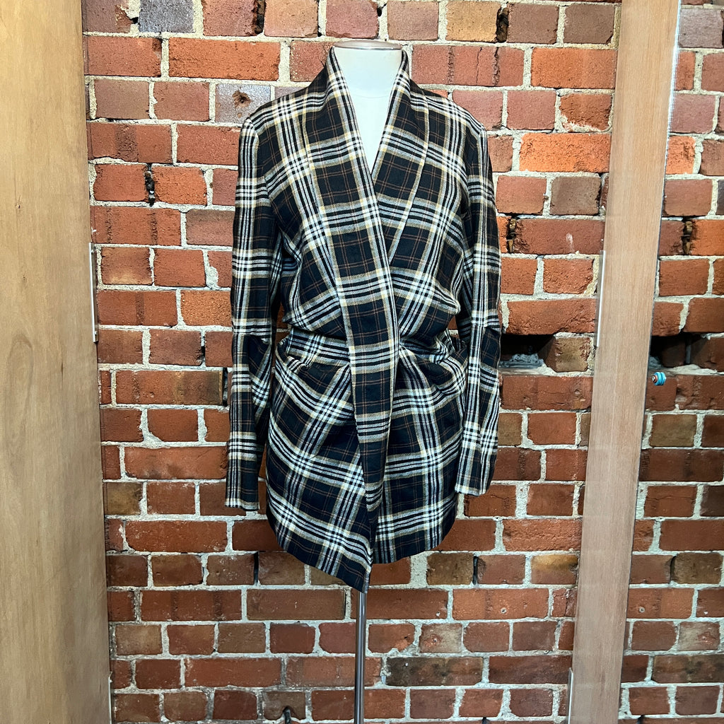 VIVIENNE WESTWOOD wool tartan jacket