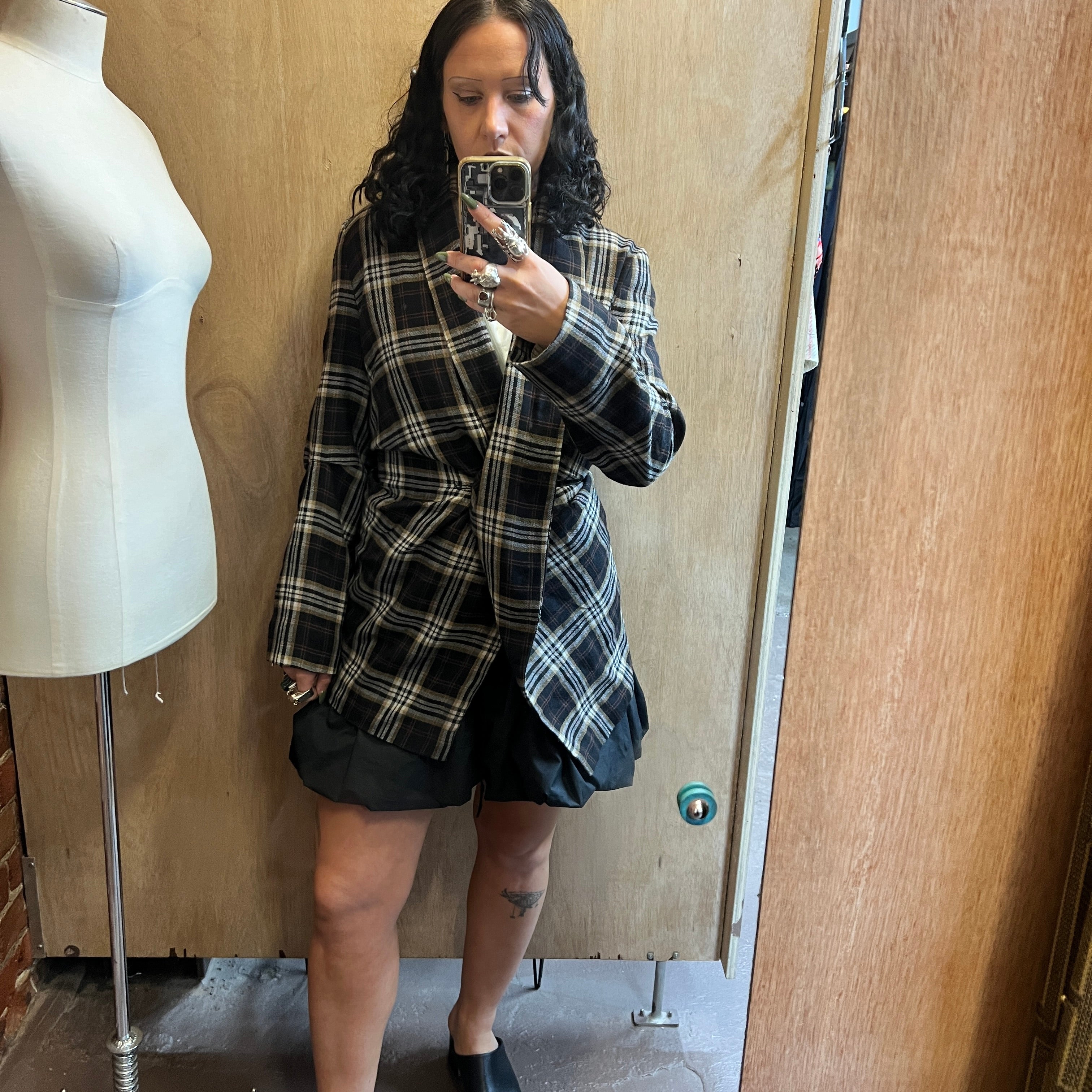 VIVIENNE WESTWOOD wool tartan jacket