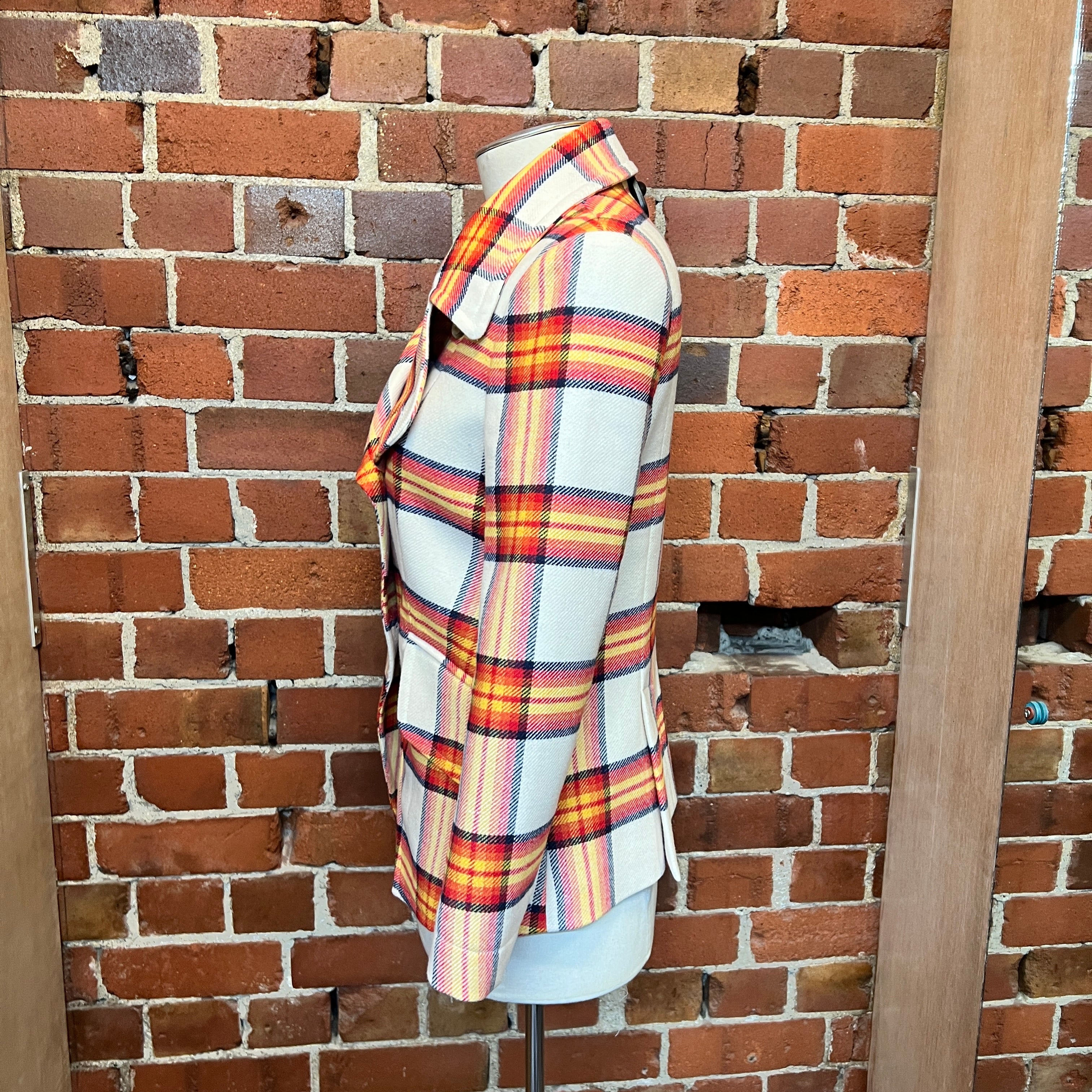 VIVIENNE WESTWOOD plaid wool jacket