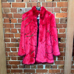 H&MOSCHINO faux fur chain coat