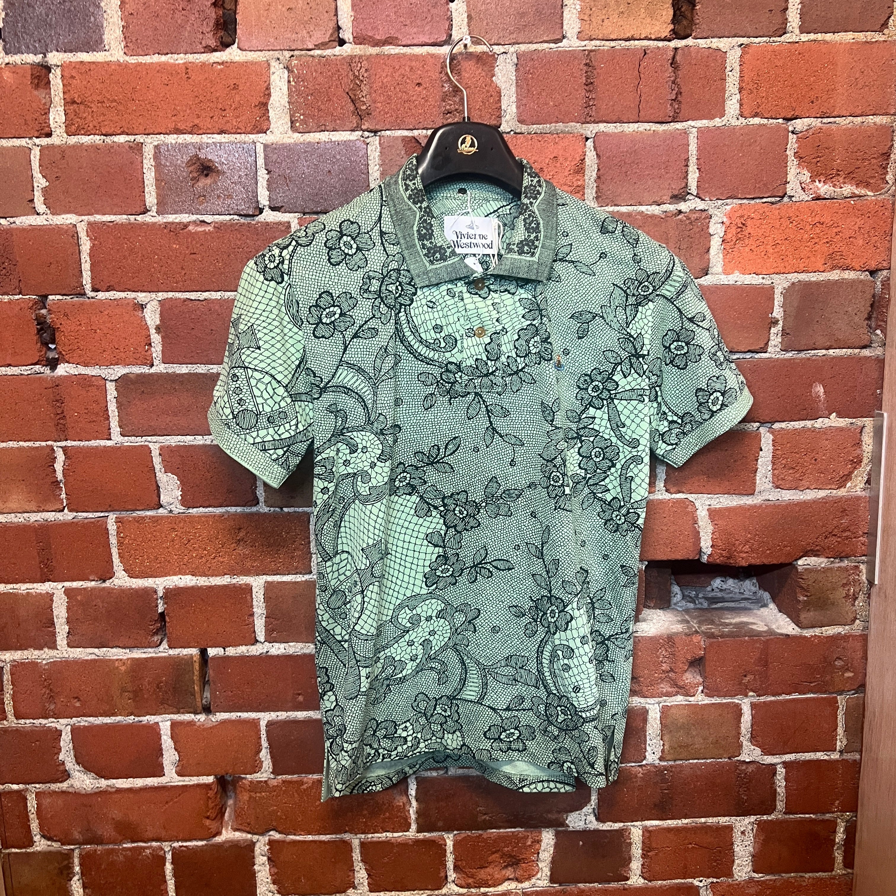 VIVIENNE WESTWOOD BNWT lace print polo