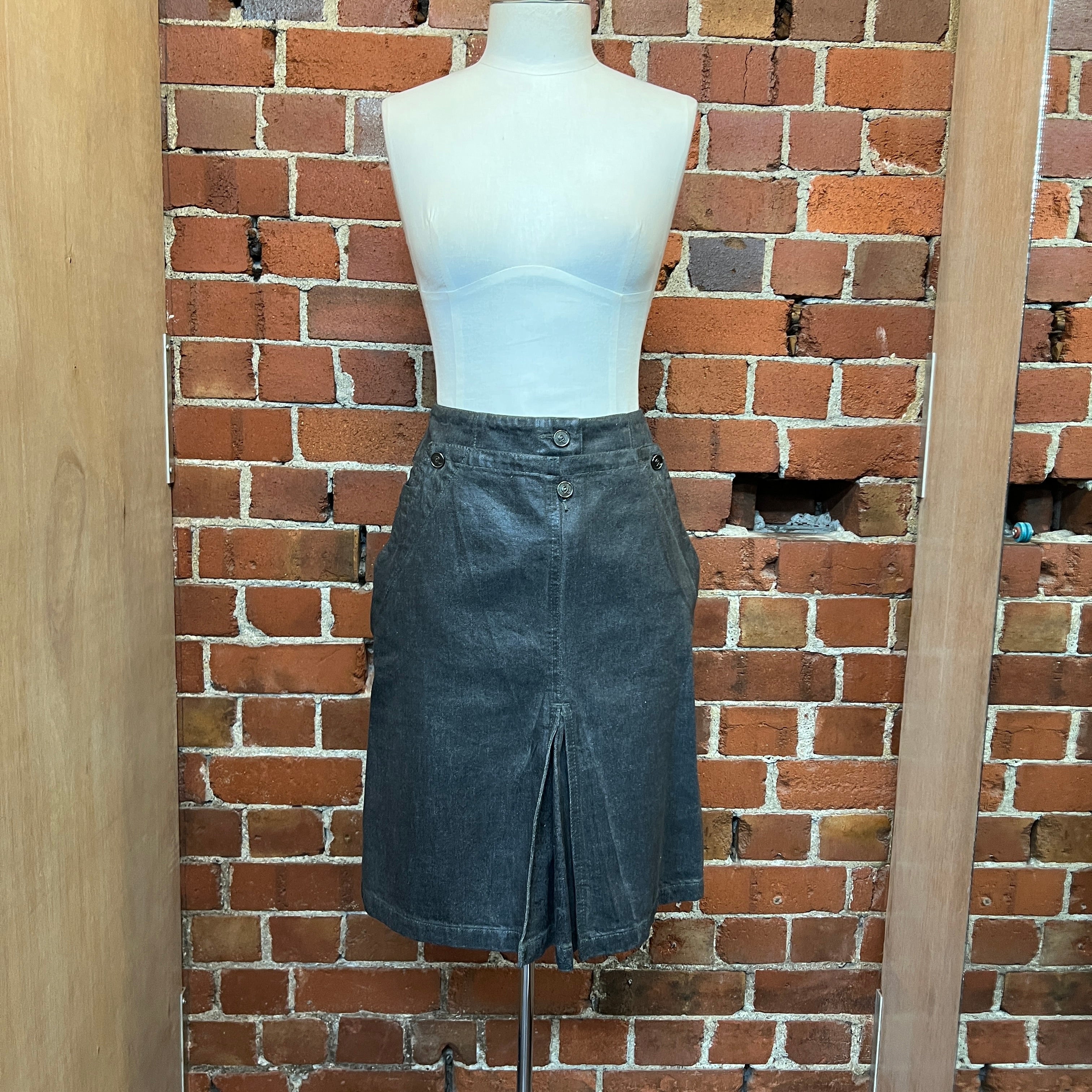 ALEXANDER MCQUEEN denim skirt