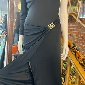 VERSACE JEANS COUTURE 1990's cut out gown