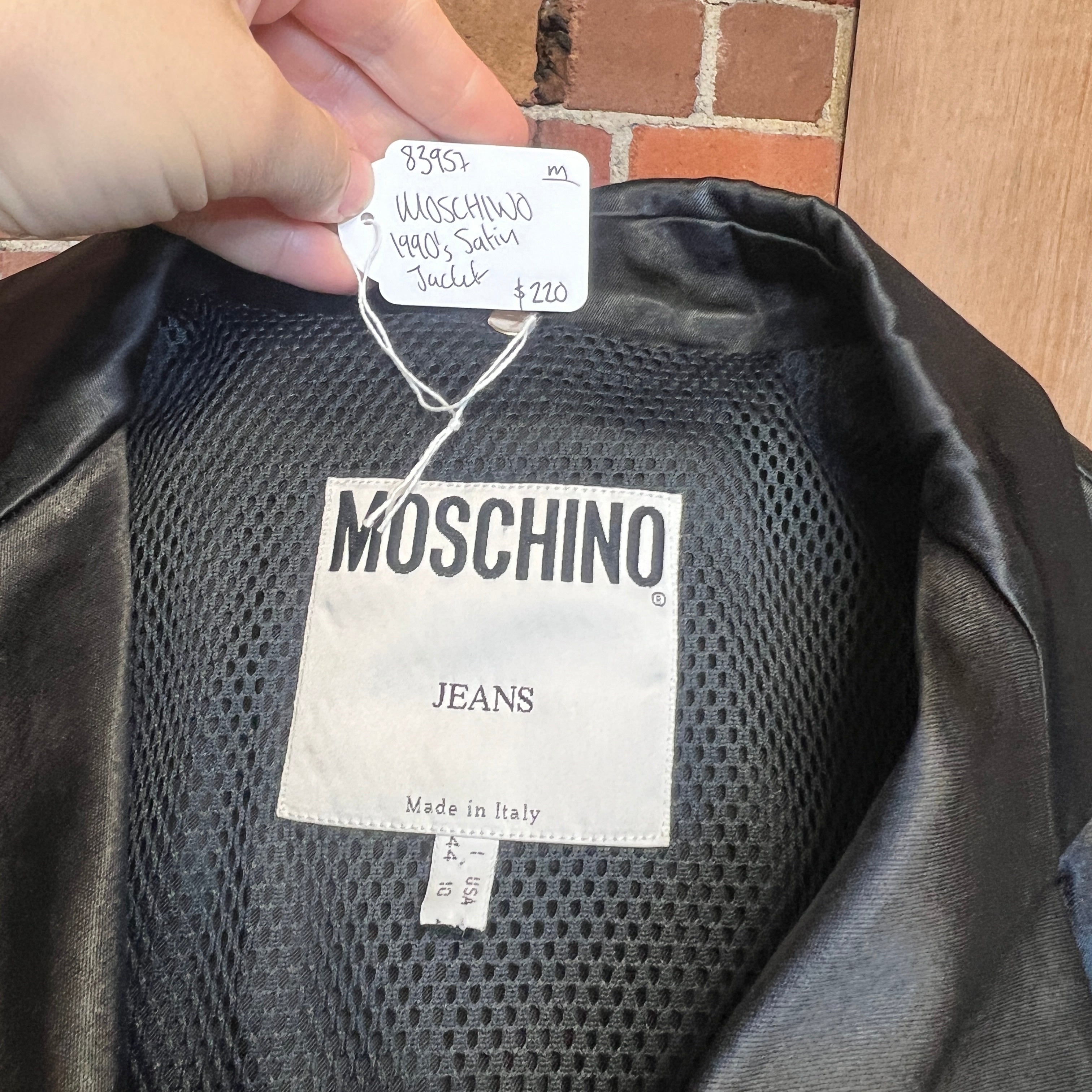 MOSCHINO satin jacket