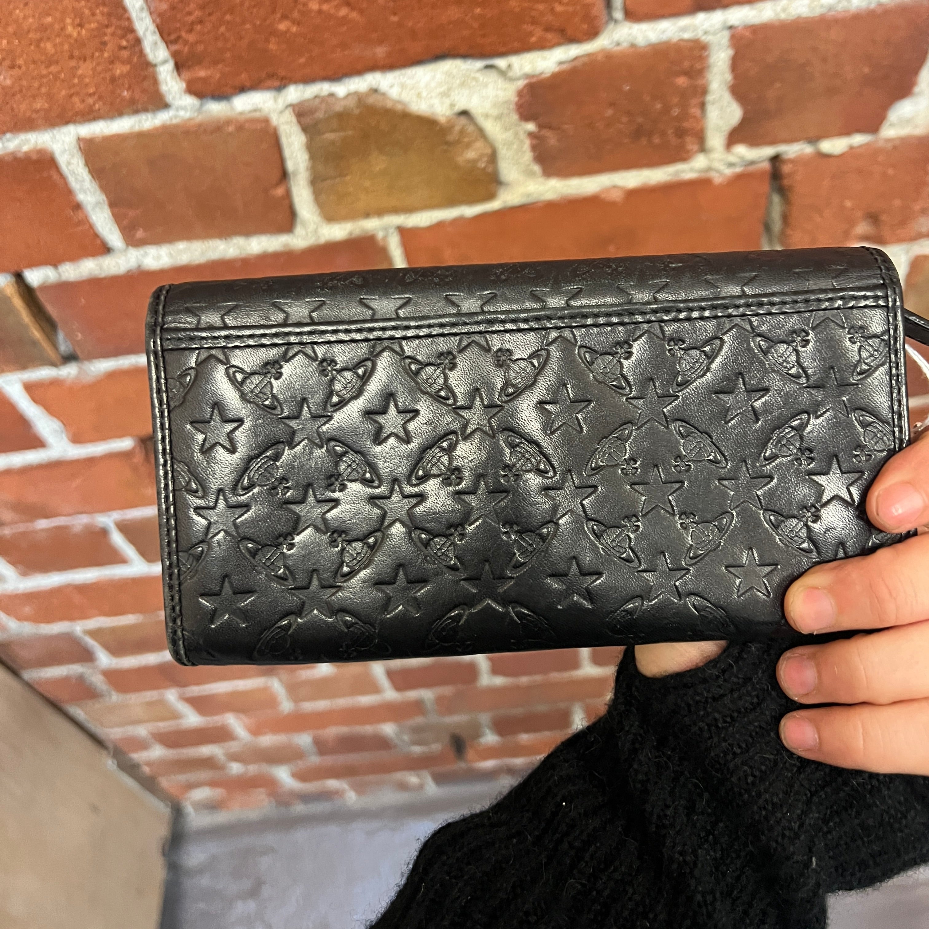 VIVIENNE WESTWOOD embossed leather wallet