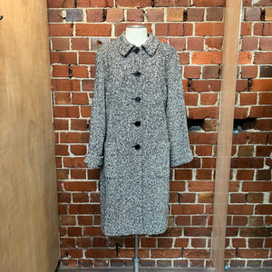 MOSCHINO 1990's woven wool coat