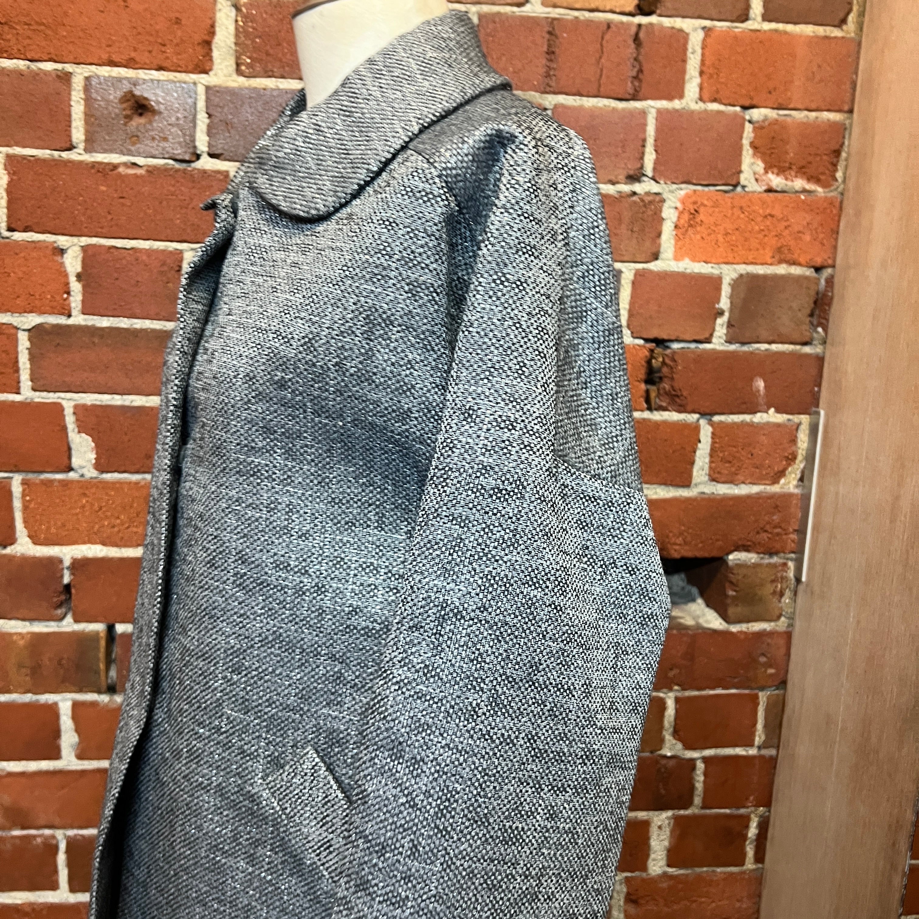 MARNI woven wool and linen coat