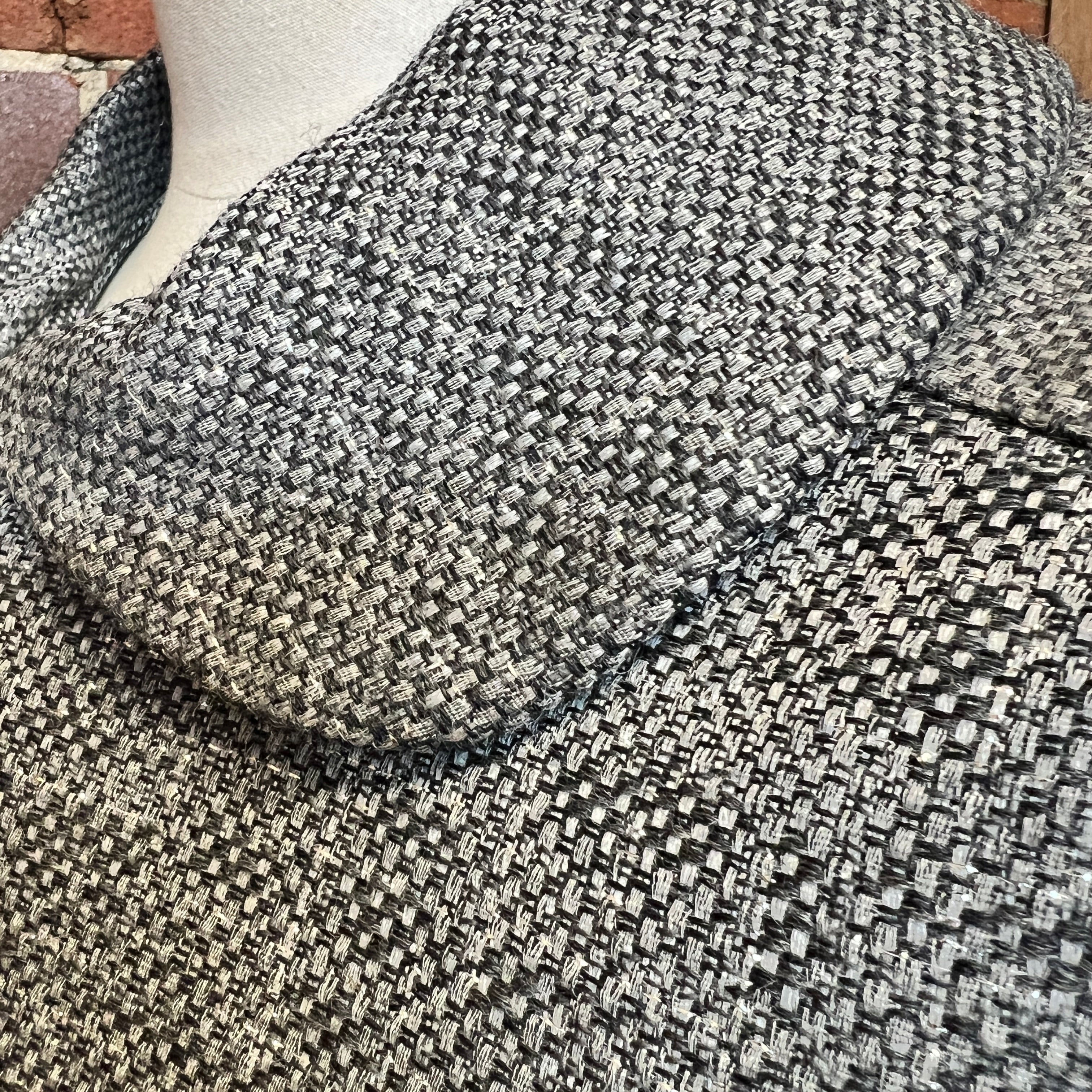 MARNI woven wool and linen coat