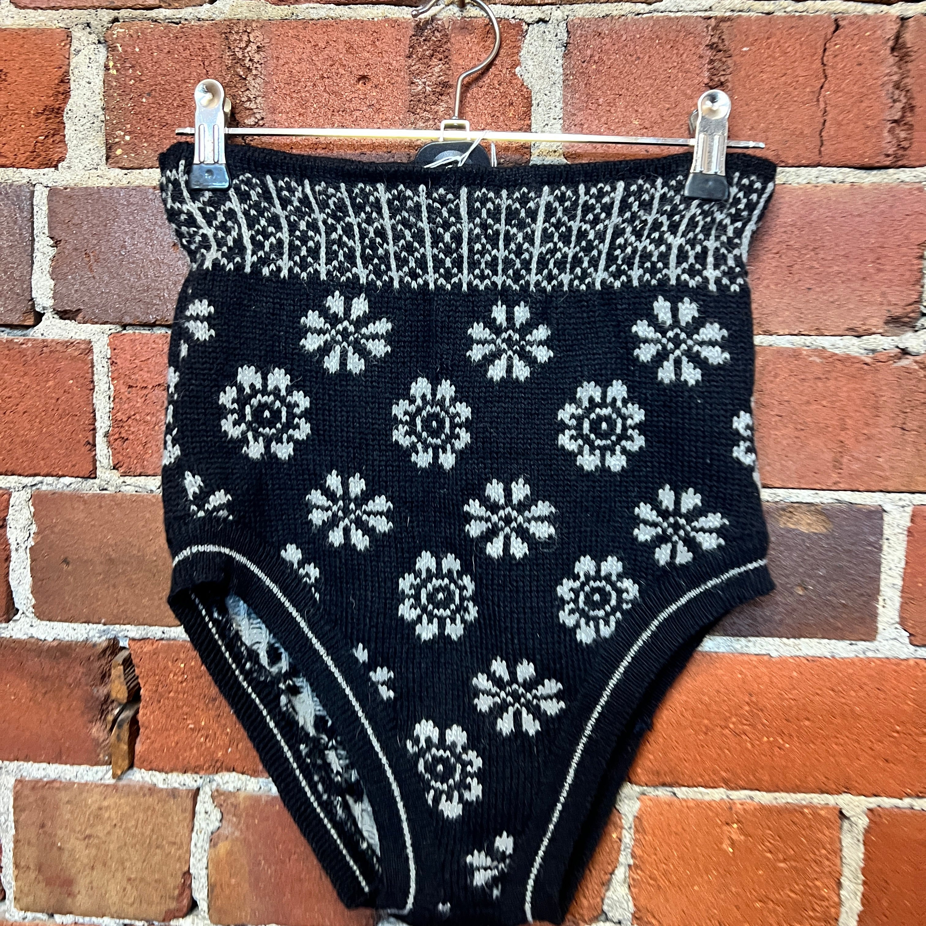 JEAN PAUL GAULTIER JUNIOR 1990's wool undies!