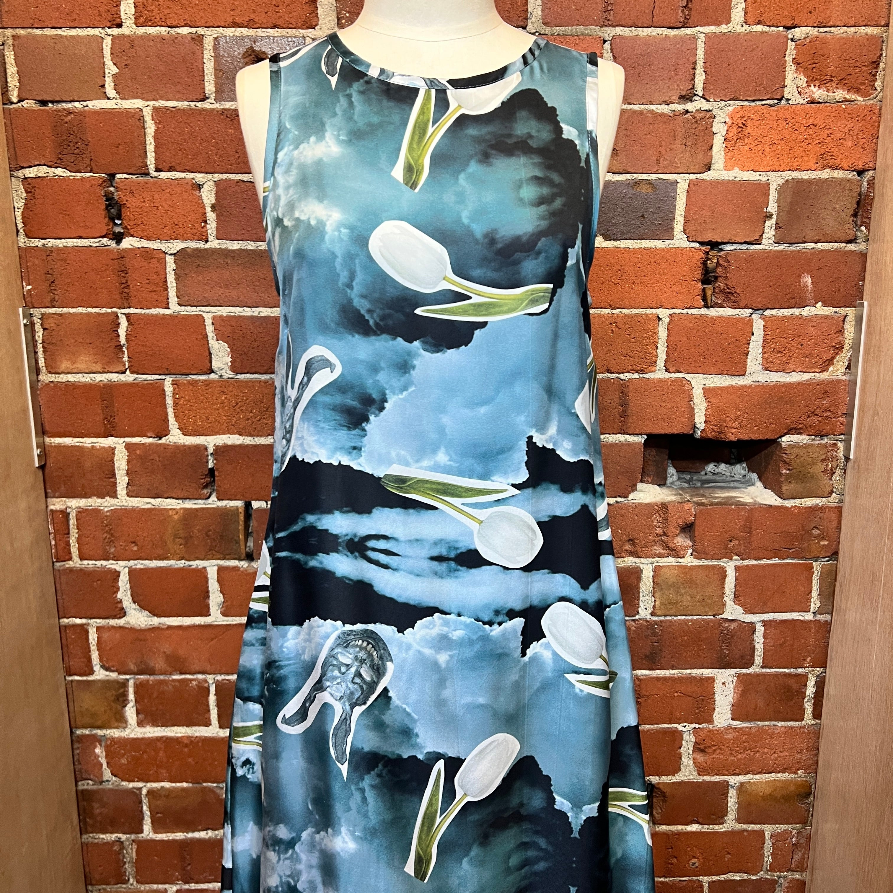 alpha 60 silk dress Alpha60 W22 | VIVIE DRESS / RUST