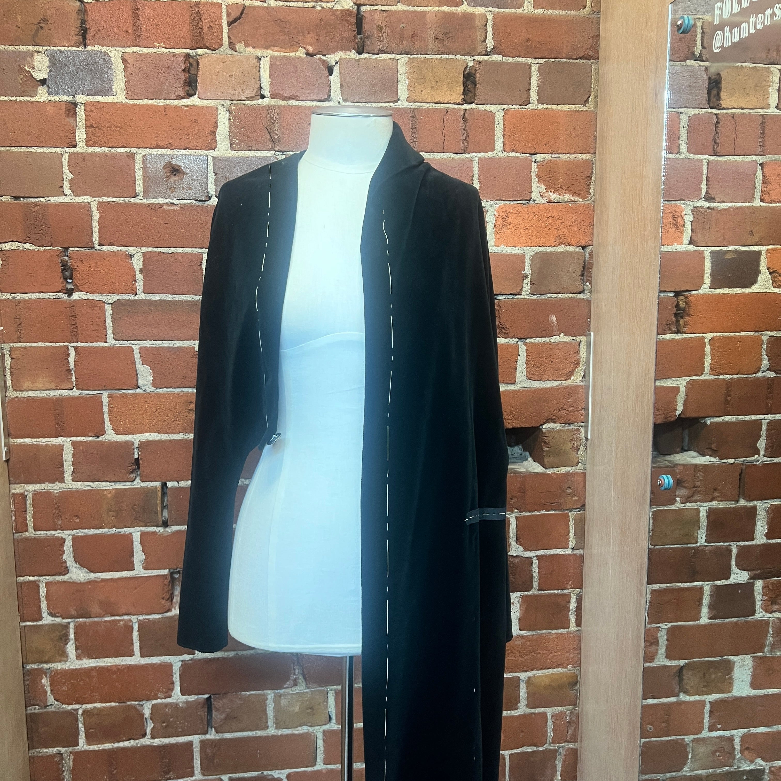 MARTIN MARGIELA velvet half coat