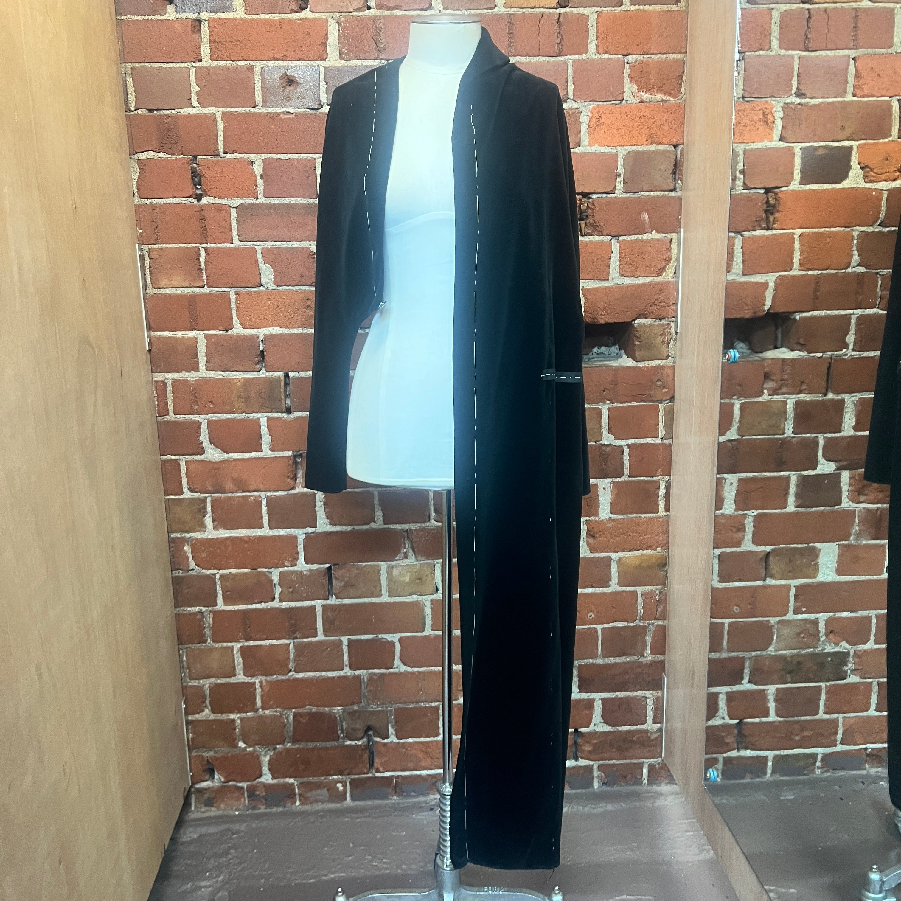 MARTIN MARGIELA velvet half coat