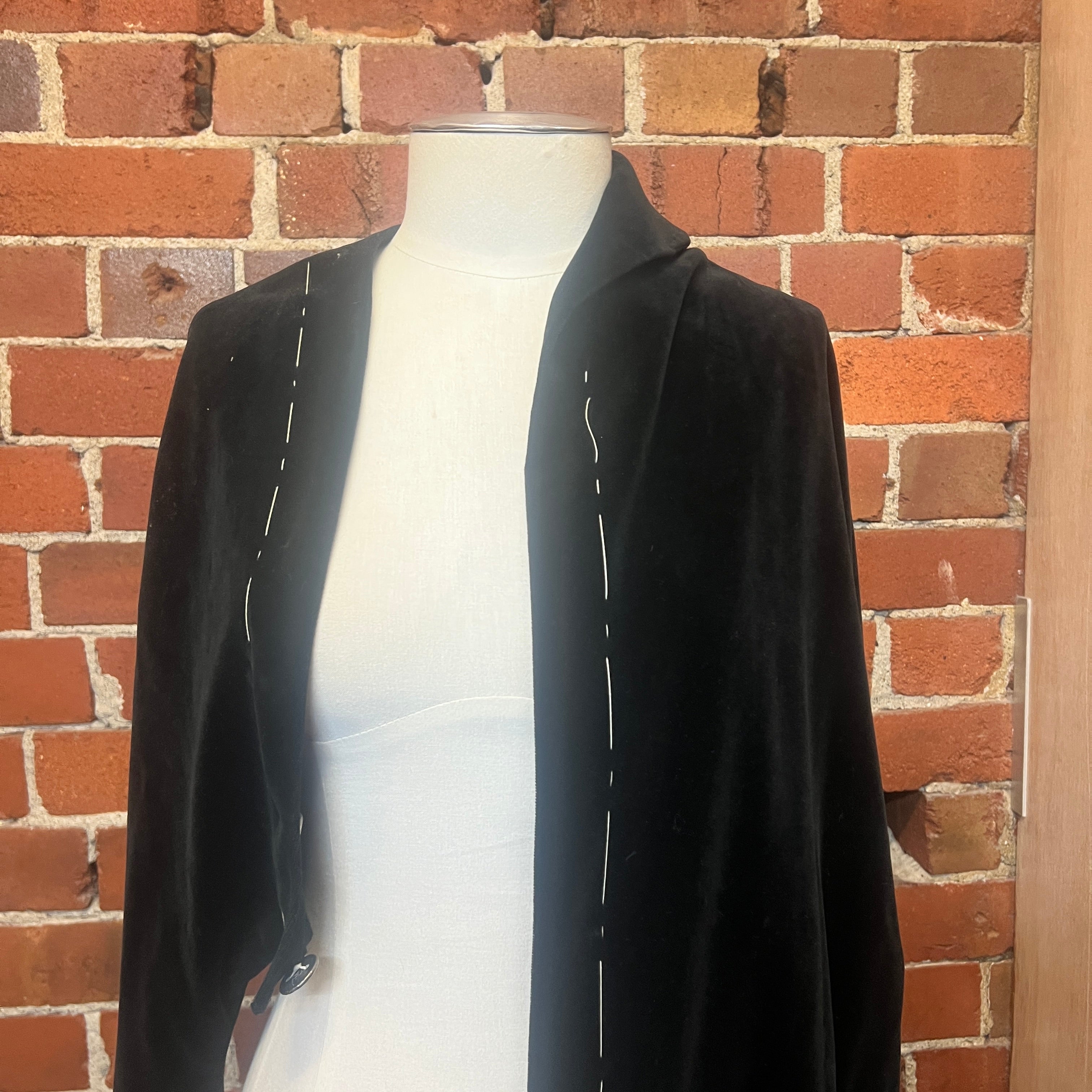 MARTIN MARGIELA velvet half coat