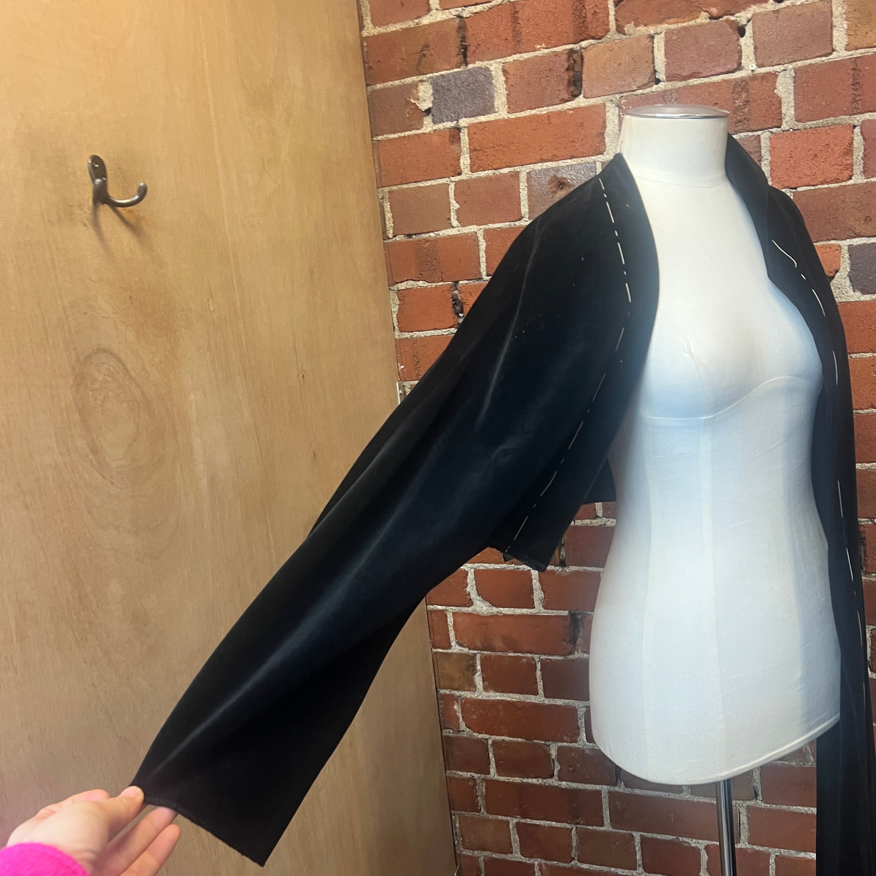 MARTIN MARGIELA velvet half coat