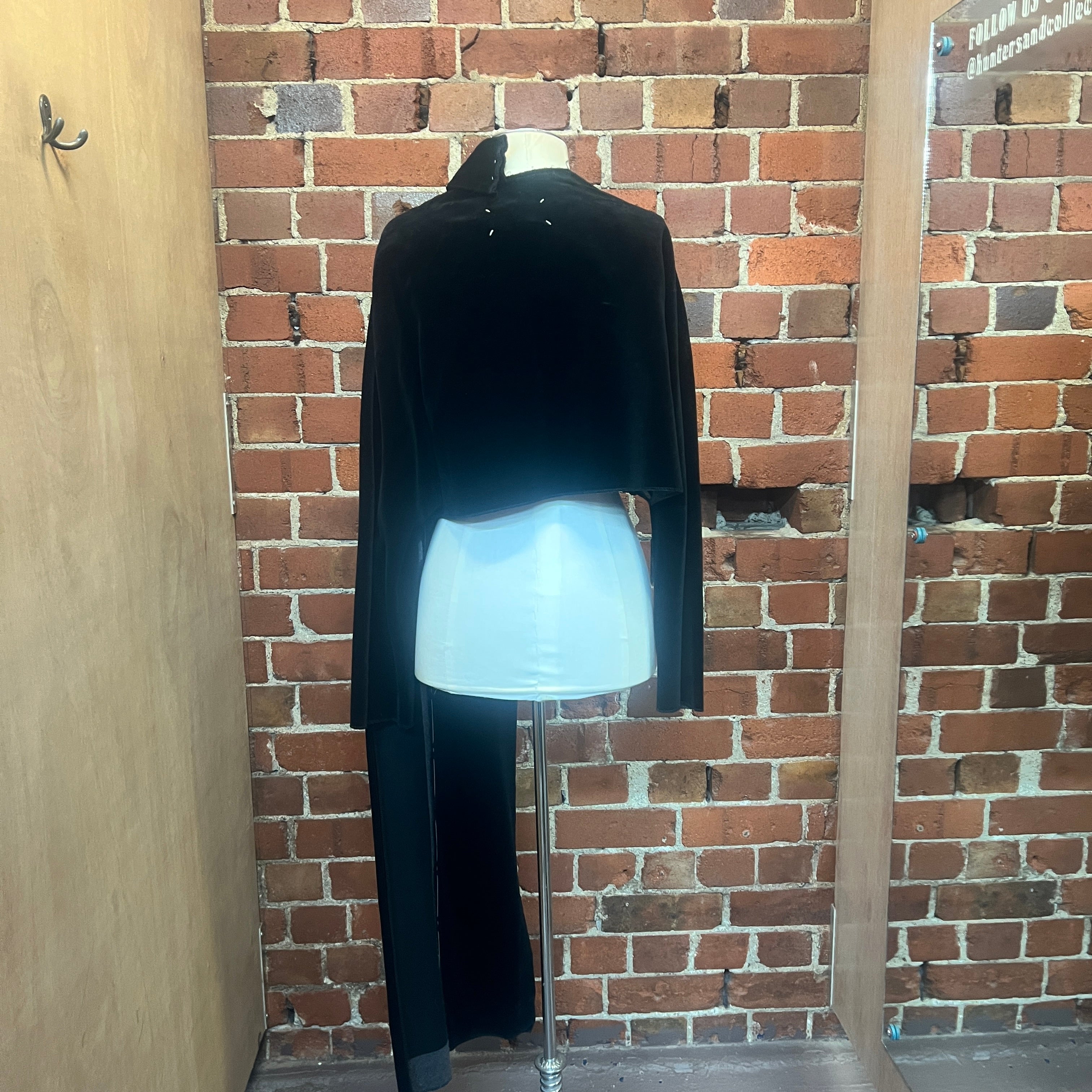 MARTIN MARGIELA velvet half coat