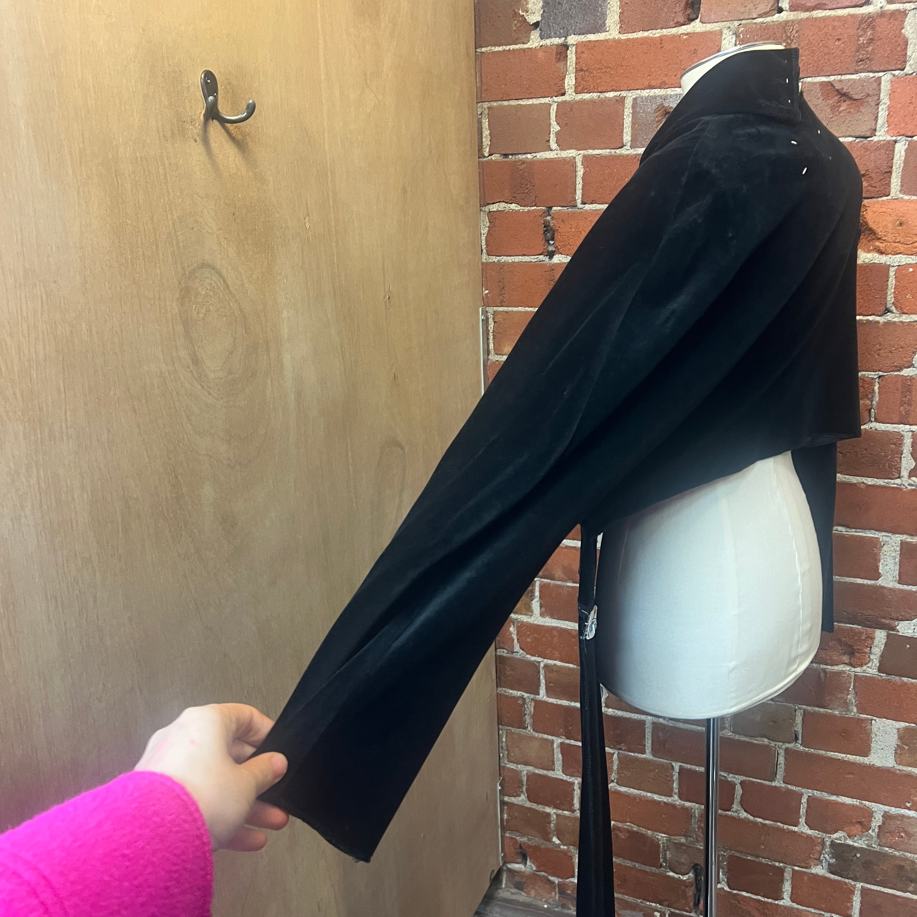 MARTIN MARGIELA velvet half coat