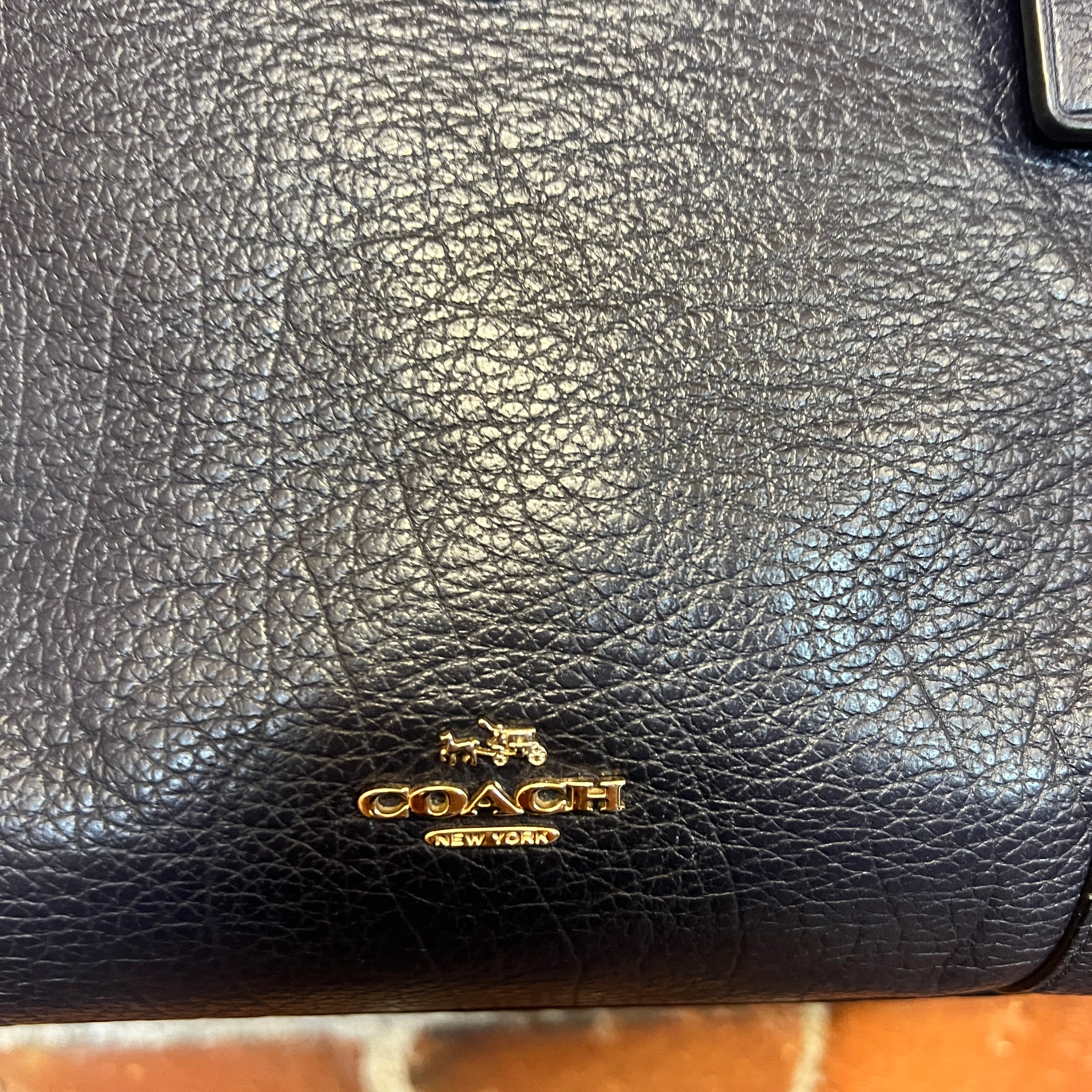 COACH leather handbag