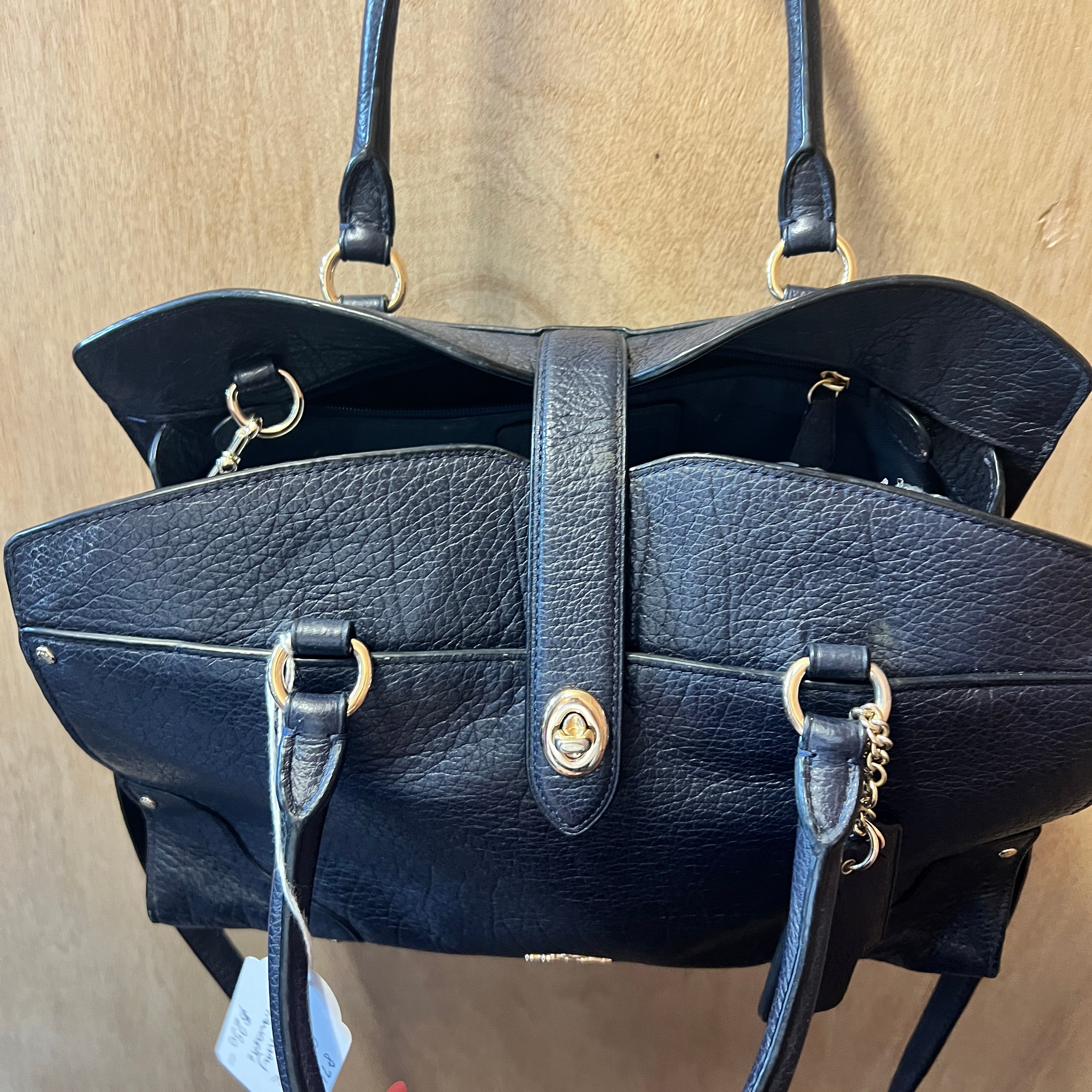 COACH leather handbag