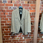 ACNE STUDIOS checked oversized blazer