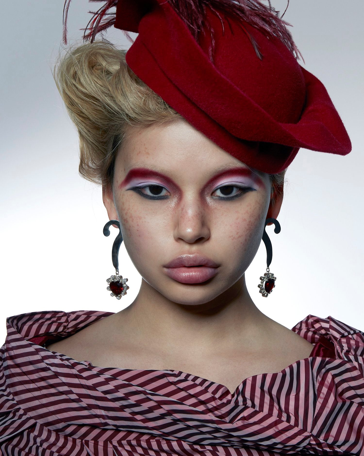 Questionable Heart Earrings by Niicole Pollard