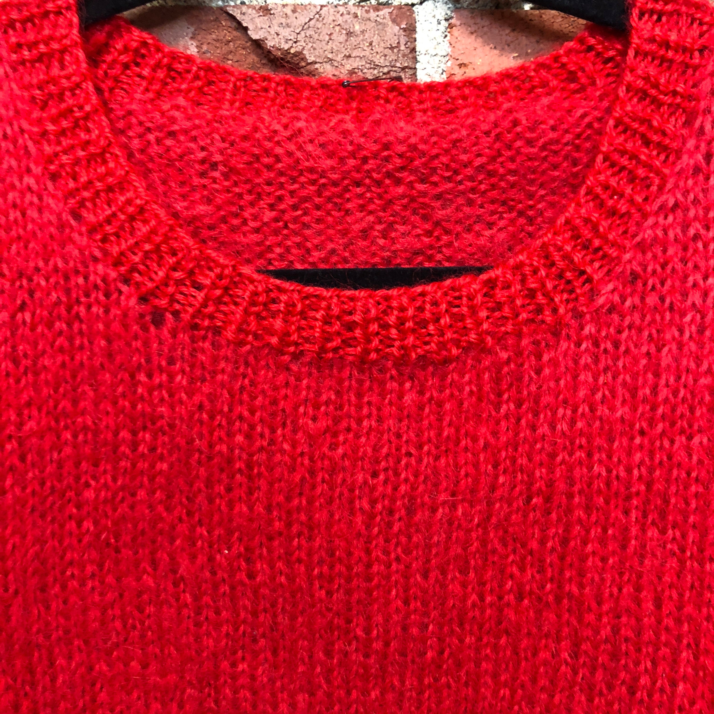 NEW hand knitted mohair jumper