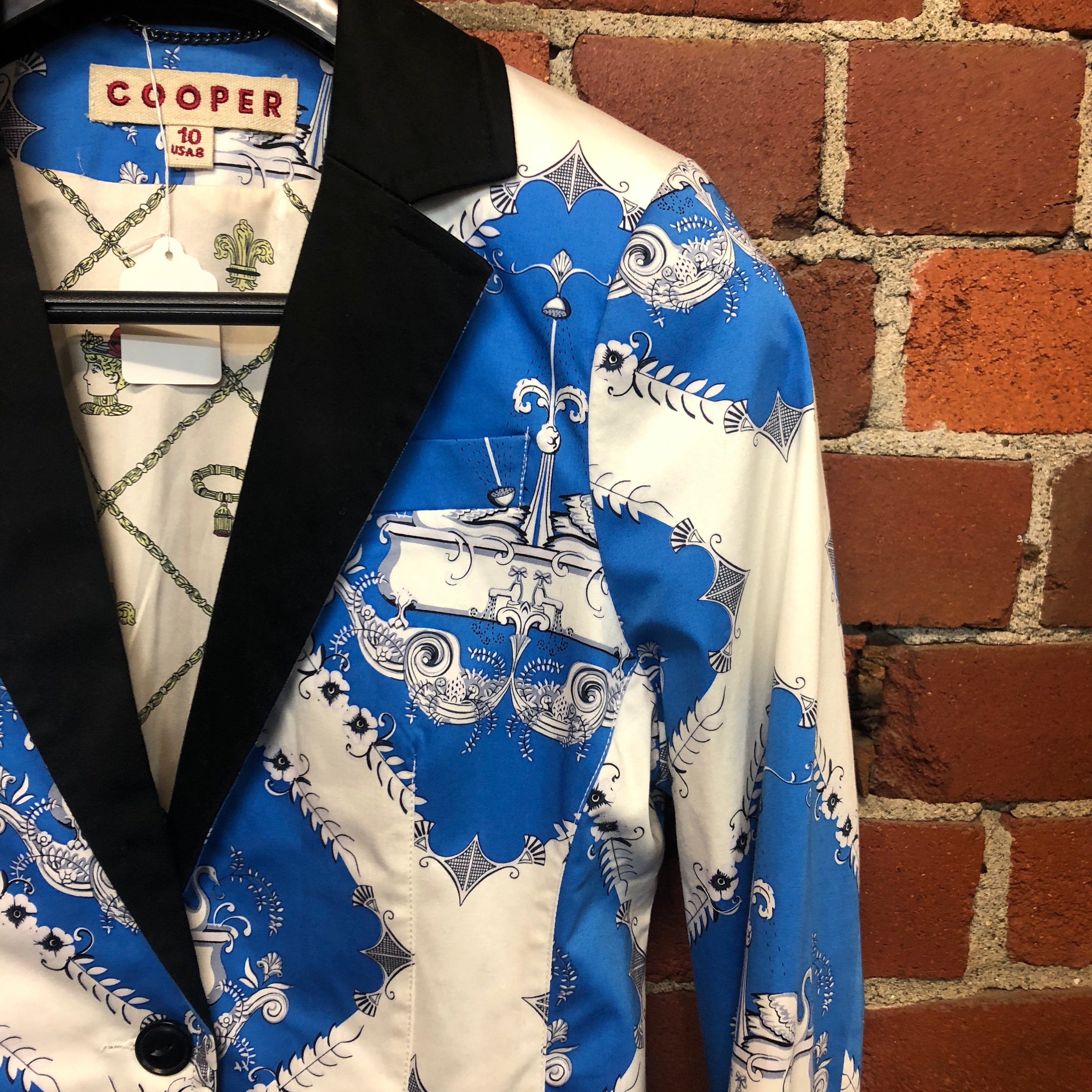 TRELISE COOPER pattern cotton jacket