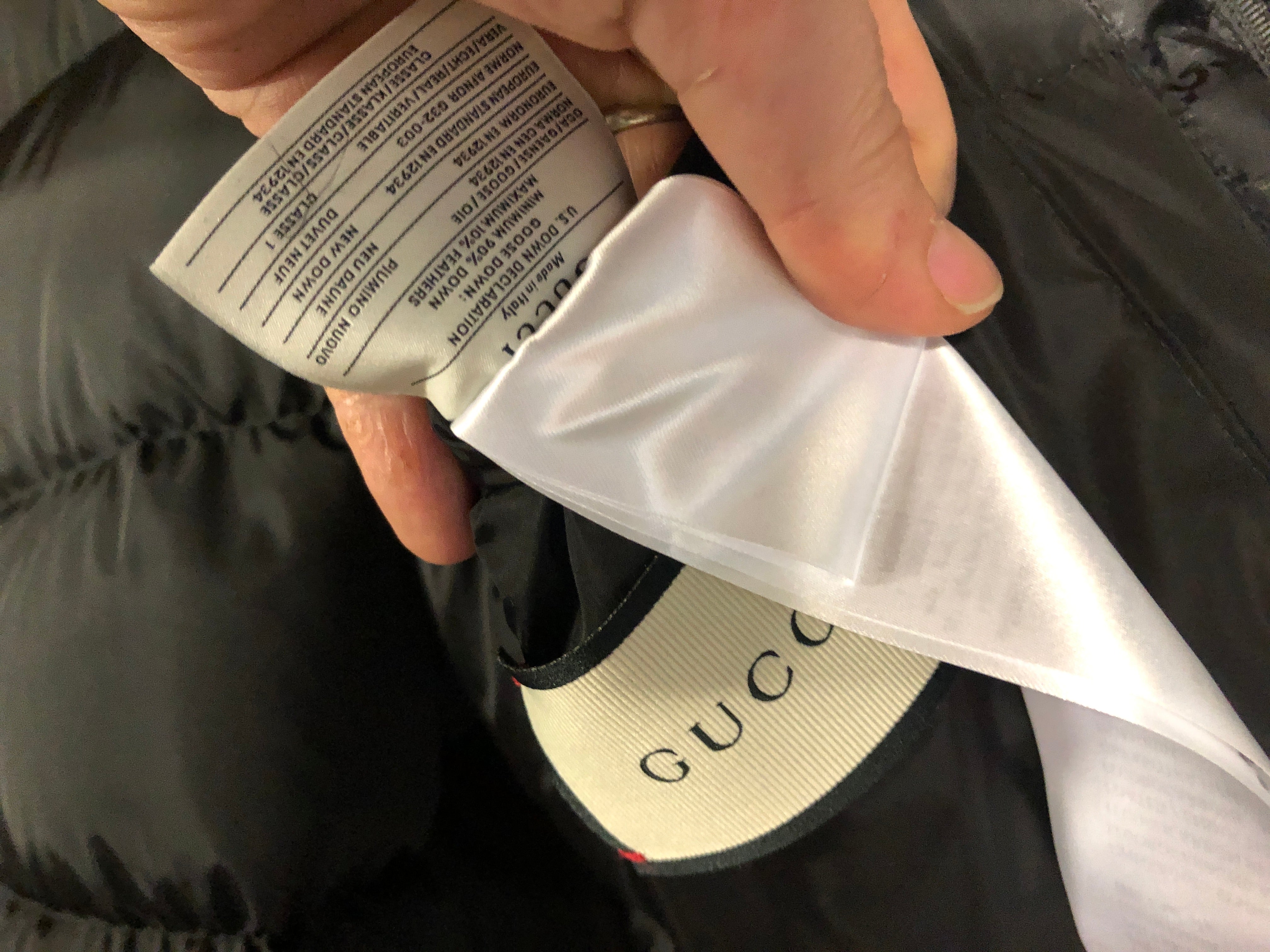 GUCCI GG jacquard nylon jacket