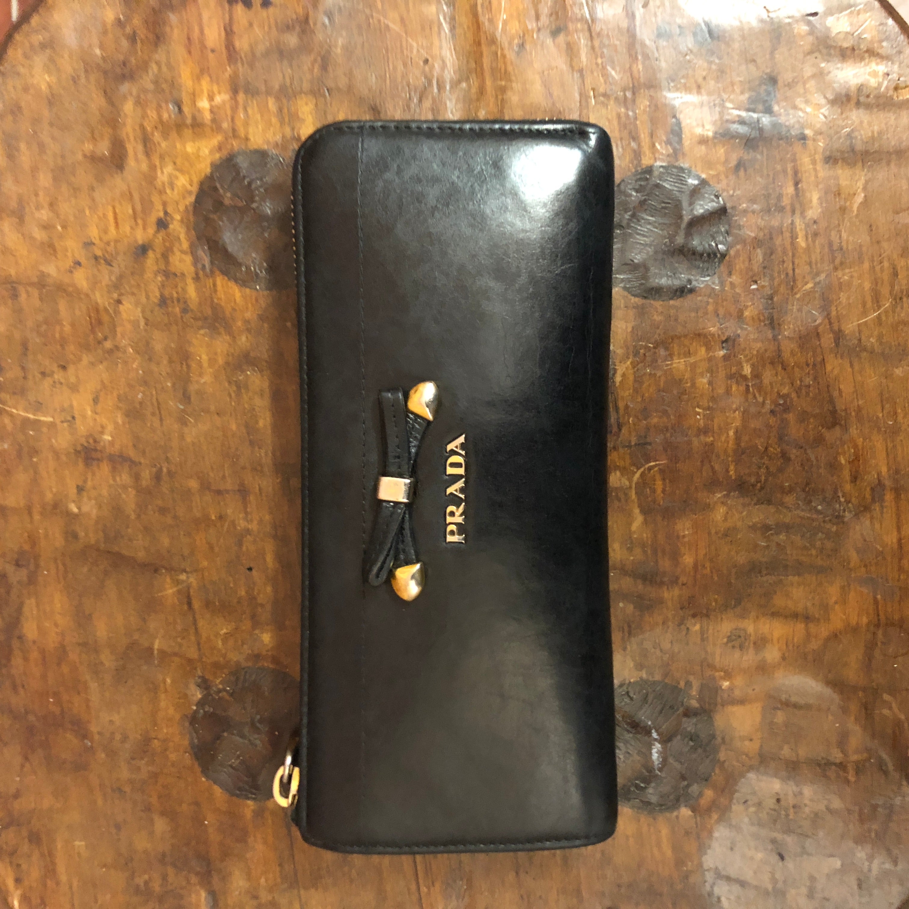 PRADA leather wallet