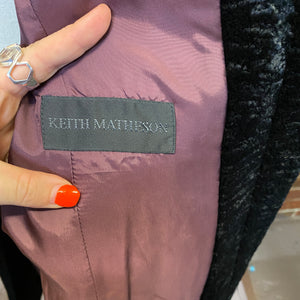 KEITH MATHESON faux fur coat