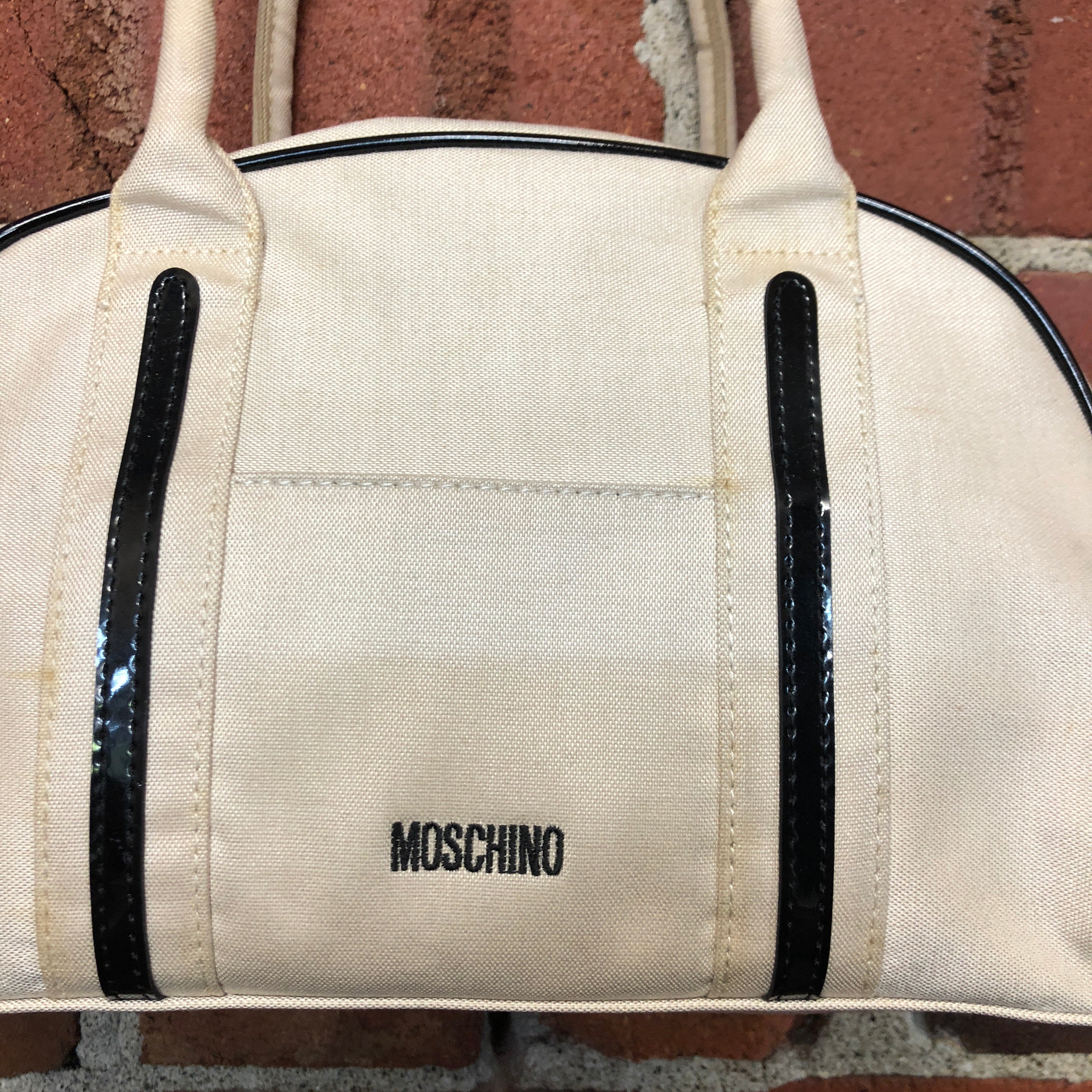 MOSCHINO 1990s bowling bag