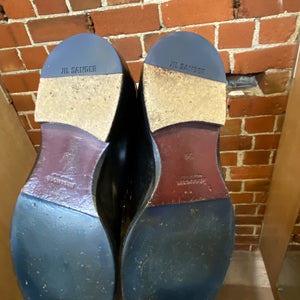 JILL SANDER leather shoes 39