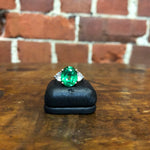 Sterling silver and Peridot stone ring