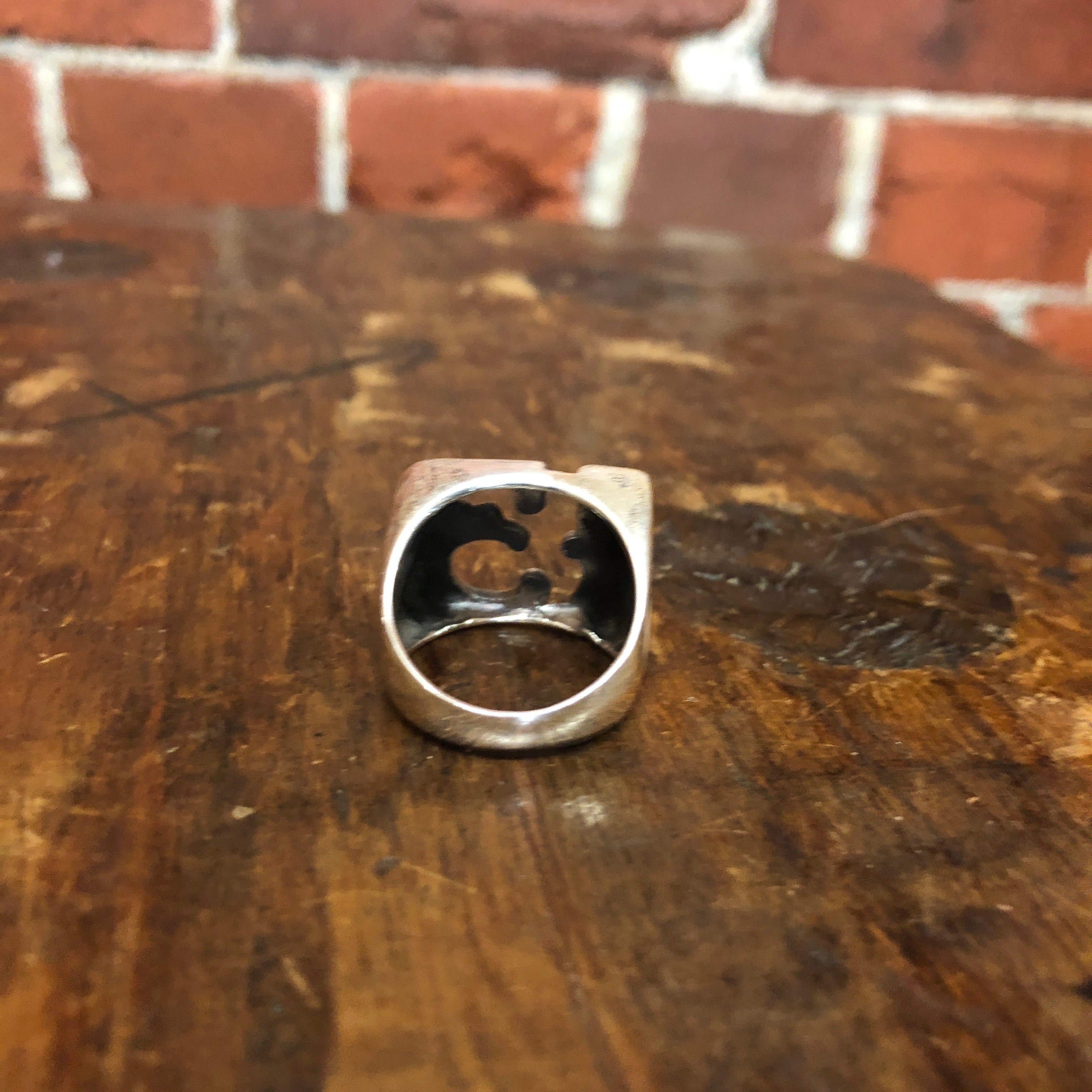 UNLUCKY 13! Stg silver ring