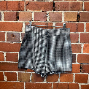 MOSCHINO Cheap n Chic houndstooth wool shorts