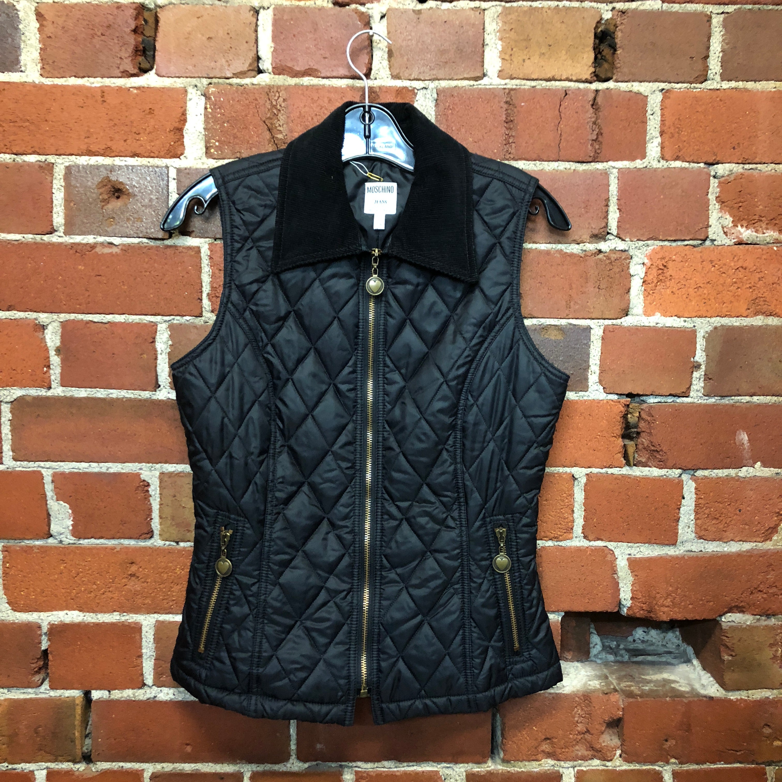 MOSCHINO 1990s quilted vest