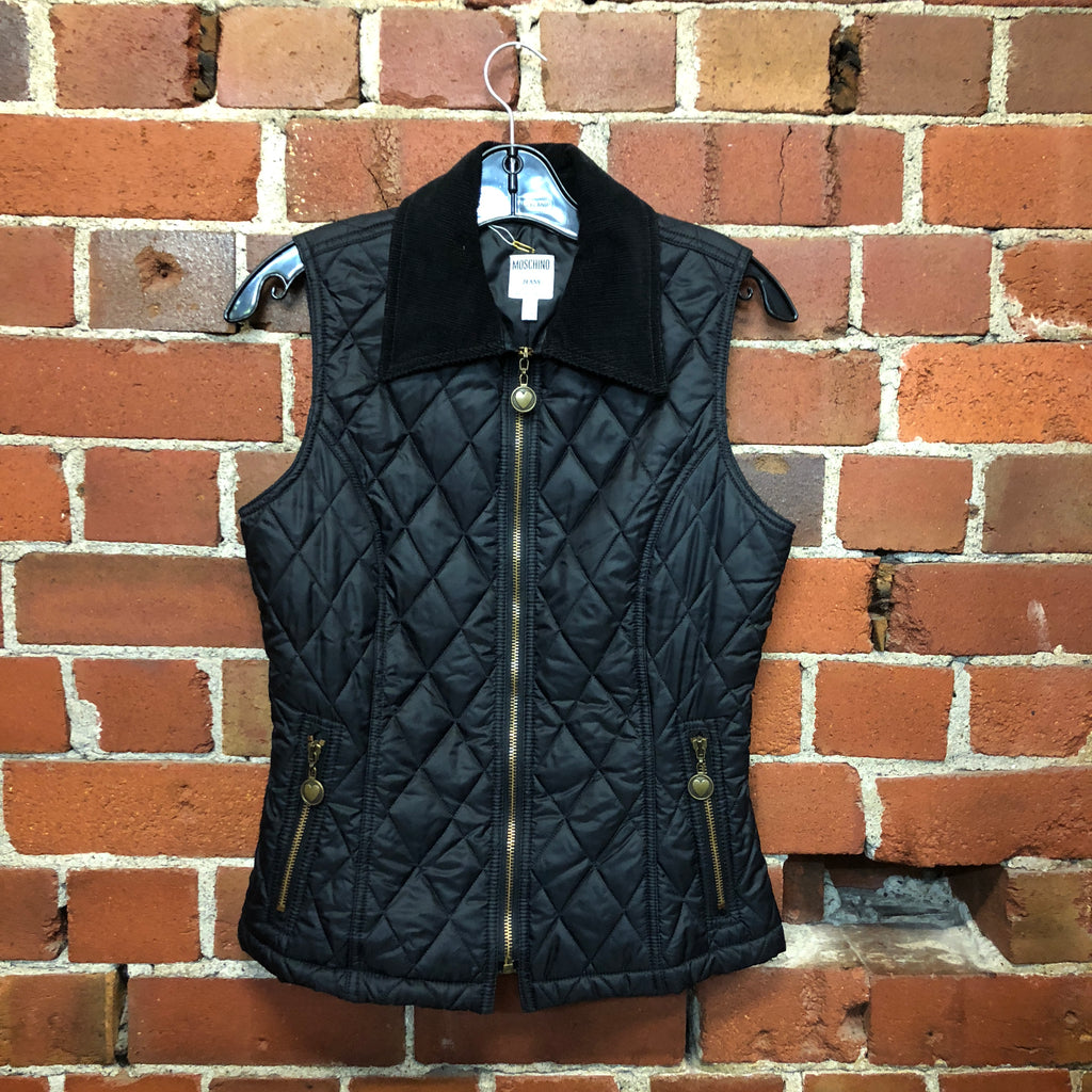 MOSCHINO 1990s quilted vest