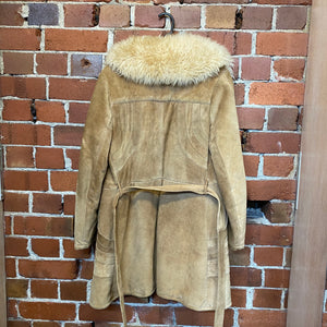 1970S leather and sheepskin coat