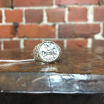 STG SILVER signet ring