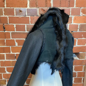 LELA JACOBS custom made goat skin jacket