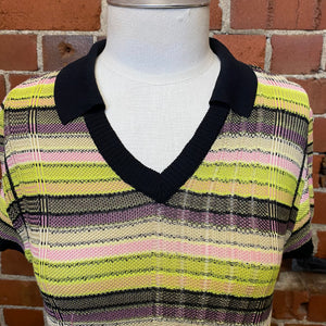 MISSONI knit polo top