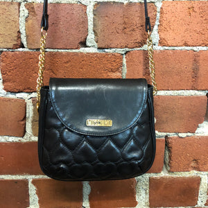 MOSCHINO genuine leather quilted bag