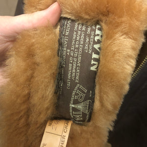 Genuine SHEEPSKIN shearling aviator jacket