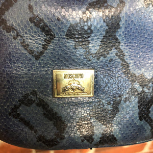 MOSCHINO 1990s by REDWALL snakskin backpack