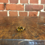 9ct gold English, checkered cut citrine and topaz ring