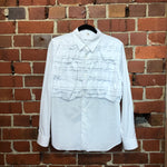 COMME DES GARCONS frill front shirt