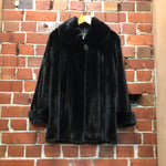 Genuine Black Mink Coat