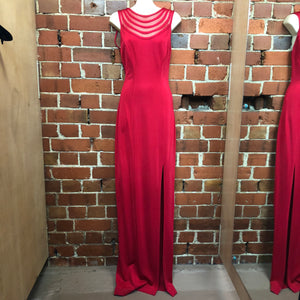 TADASHI designer red gown