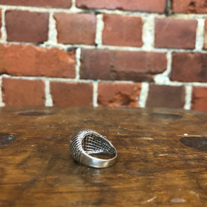 Moderist sterling silver ring