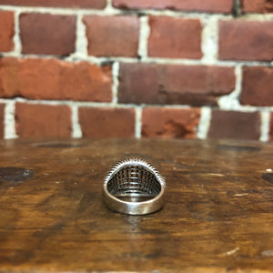 Moderist sterling silver ring